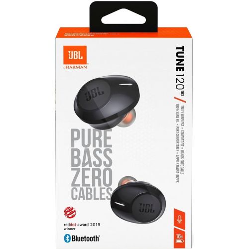 제이비엘 JBL JBLT120TWSBLKAM Tune T120TWS True Wireless, in-Ear Headphone -Black: Electronics