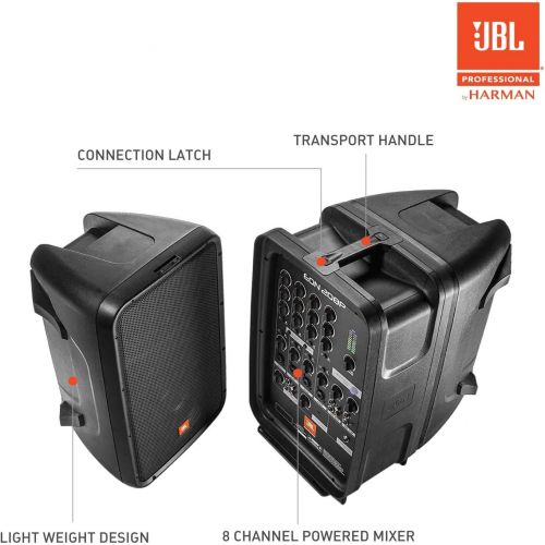 제이비엘 JBL Professional EON208P Portable All-in-One 2-way PA System with 8-Channel Mixer and Bluetooth