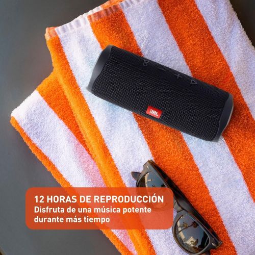 제이비엘 [아마존베스트]JBL FLIP 5, Waterproof Portable Bluetooth Speaker, Black (New Model)