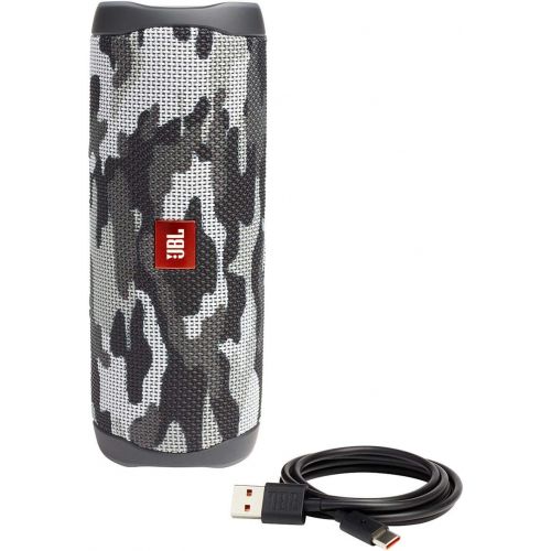 제이비엘 [아마존베스트]JBL Flip 5 Portable Waterproof Wireless Bluetooth Speaker - Black Camo