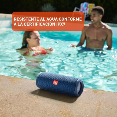 제이비엘 [아마존베스트]JBL FLIP 5, Waterproof Portable Bluetooth Speaker, Blue (New Model)