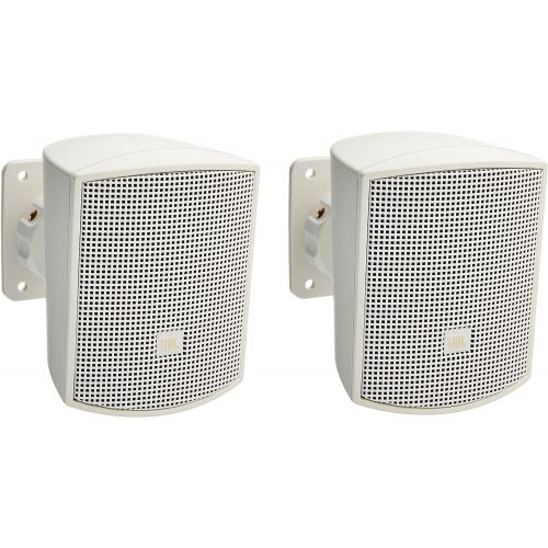 제이비엘 JBL Professional Control 52-WH Surface-Mount Satellite Speaker for Subwoofer-Satellite Loudspeaker System, White, Sold as Pair