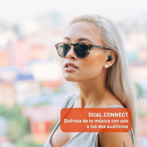 제이비엘 JBL Tune 115TWS True Wireless in-Ear Headphones - JBL Pure Bass Sound, 21H Battery, Bluetooth, Dual Connect, Wireless Calls, Music, Native Voice Assistant (Black)