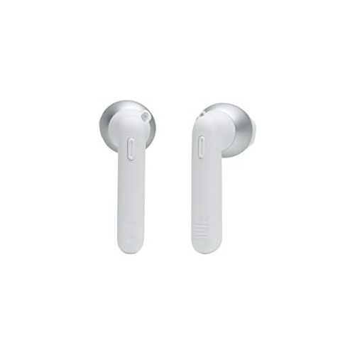 제이비엘 JBL Tune 225TWS True Wireless Earbud Headphones - JBL Pure Bass Sound, Bluetooth, 25H Battery, Dual Connect, Native Voice Assistant (White)