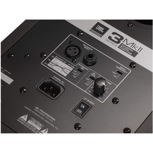 제이비엘 [아마존베스트]JBL 308P MkII Powered 8-inch Two-Way Studio Monitor (Pair) with Knox Isolation Pads and Breakout Cable Bundle (4 Items)