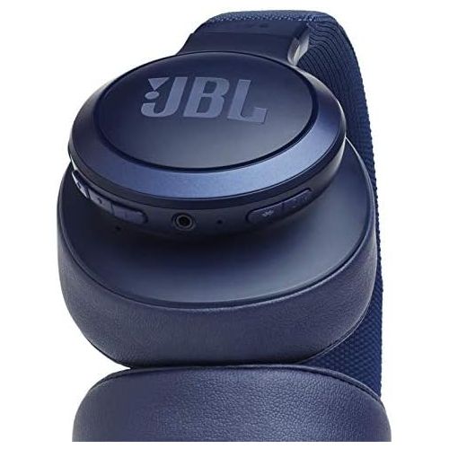 제이비엘 [아마존베스트]JBL Live 500BT wireless over-ear headphones - Bluetooth earphones with 30 hours of battery life and Alexa integration - listen to music, stream and make calls on the go, blue