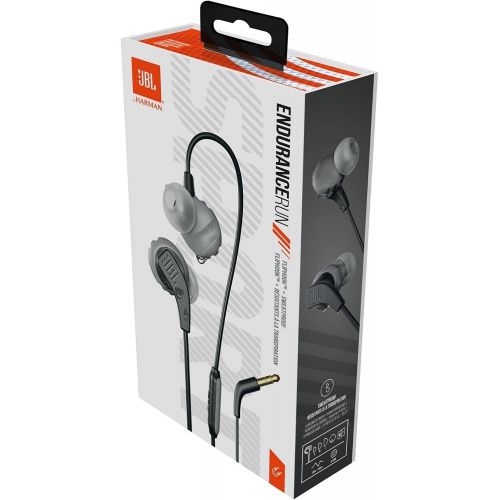 제이비엘 [아마존베스트]JBL JBLENDURRUNBLK Endurance Run Sweatproof In-Ear Sports Headphones Wired Black