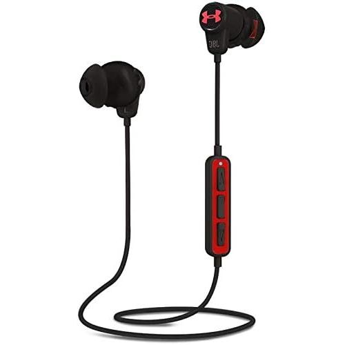 제이비엘 [아마존베스트]JBL Bluetooth Wireless Sports Headphones Sweatproof Volume Music Calling Headphones Compatible with iPhone, Android, Tablet and MP3 Devices Black/Red