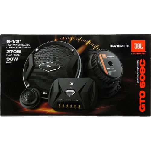 제이비엘 JBL GTO609c 2 Way Component Speaker System (270 W 160 MM, Pair) Black