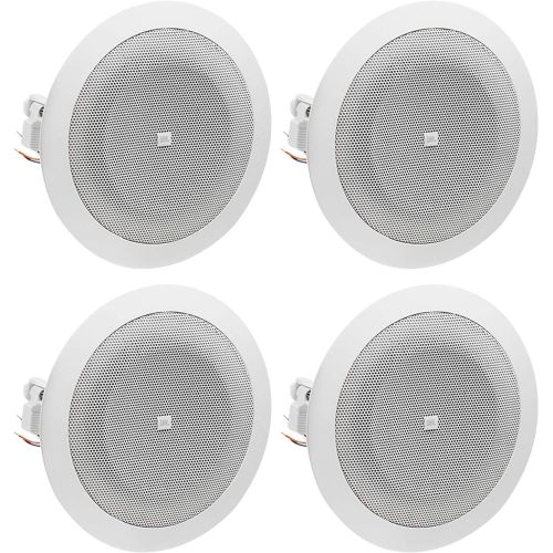 제이비엘 JBL Professional JBL 8124 - Full-Range In-Ceiling Loudspeaker with 70 Volt100 Volt Taps (4 Pack)