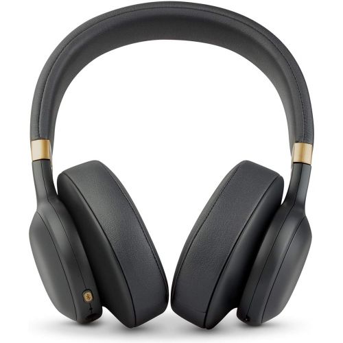 제이비엘 JBL E55BT Quincy Edition Wireless Over-Ear Headphones with One-Button Remote and Mic (Black Matte)