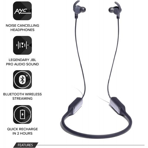 제이비엘 JBL Everest Elite 150NC Wireless in-Ear Noise-Cancelling Headphones with in-Line Remote and Mic (Gunmetal)