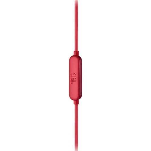 제이비엘 JBL Live 100 In-Ear Headphones with In-Line Microphone and Remote (Red)