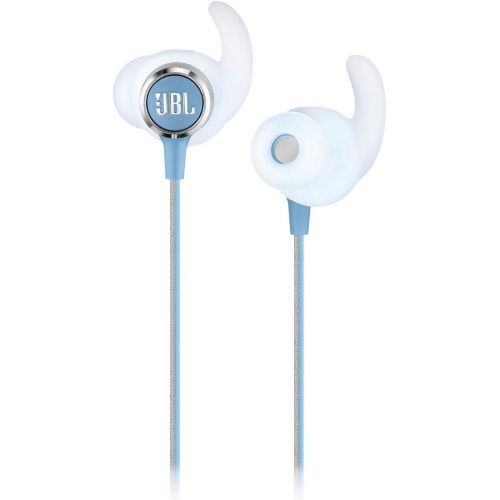 제이비엘 JBL Reflect Mini 2 Wireless In-Ear Sport Headphones with Three-Button Remote and Microphone - Teal