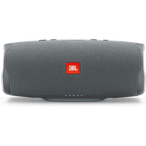 제이비엘 JBL Charge 4 Portable Waterproof Wireless Bluetooth Speaker Bundle with Anker 2-Port Car Charger - Red