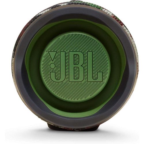 제이비엘 JBL Charge 4 Portable Waterproof Wireless Bluetooth Speaker Bundle with Anker 2-Port Wall Charger - Black