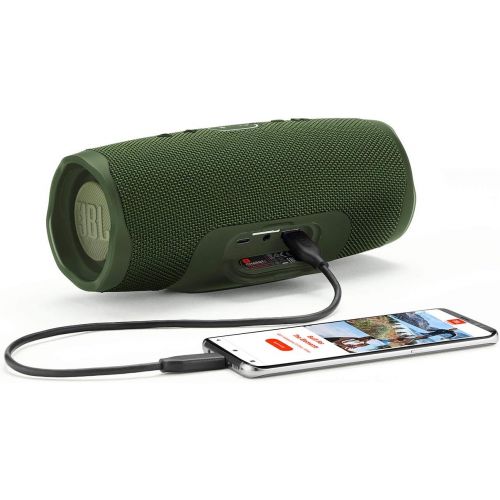 제이비엘 JBL Charge 4 Waterproof Wireless Bluetooth Speaker Bundle with Portable Hard Case - Gray