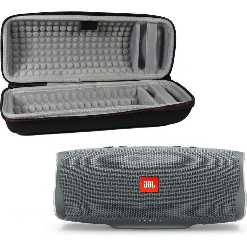 제이비엘 JBL Charge 4 Waterproof Wireless Bluetooth Speaker Bundle with Portable Hard Case - Gray