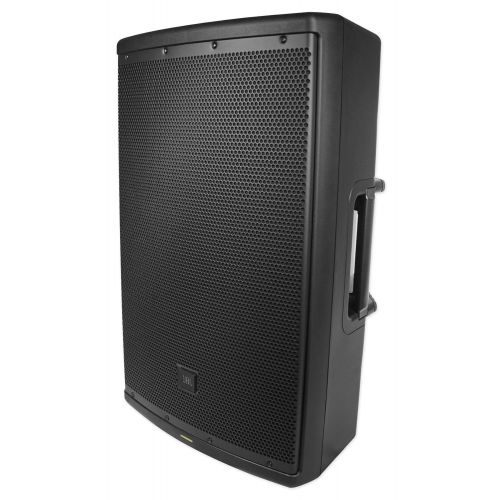제이비엘 2) JBL EON615 15 2000 Watt Powered DJ PA Speakers wBluetooth+Stands+Cables+Bag