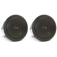 JBL Control 24CT Ceiling Speaker 4 Inch 70V 100V Transformer 19mm Titanium Coated Tweeter (Pair, Black)