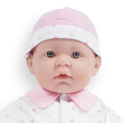  JC Toys, La Baby 20-inch Pink Washable Soft Baby Doll with Baby Doll Accessories, Designed by Berenguer
