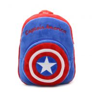 JCBD. Kids Plush Backpack Baby Boys Girls Cute Cartoon Animal Shoulder Bags for Children fit for 4-6Y（Captain America）