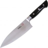 [아마존베스트]JCK ORIGINAL Hattori Japanese Chef’s Knife, FH-10L Professional Western Deba Knife, VG-10 Cobalt Steel Pro Kitchen Knife with Ergonomic Black Linen Micarta Handle, 6.4 inch