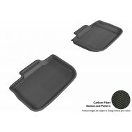 JDL 3D MAXpider Front Row Custom Fit All-Weather Floor Mat for Select Dodge Charger/Chrysler 300C Models - Kagu Rubber (Black)