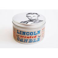 JDandKateIndustries Abraham Lincoln Scented Candle | Gift for Dad | Funny Civil War history gift | Funny presidential gift | Gift for history buff