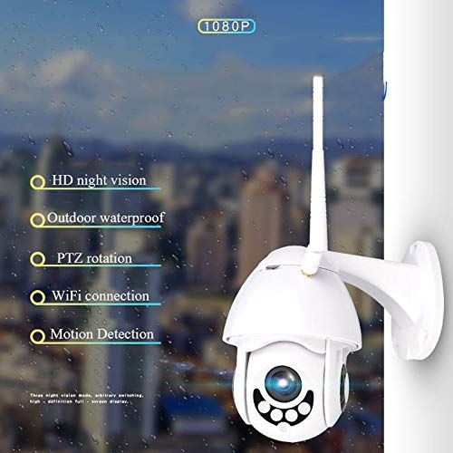  JDkeji Wireless Smart Camera, Waterproof WiFi Smart Monitor Home Mobile Phone Remote Viewing Two-Way Voice Outdoor Ball Machine