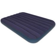 JEAOUIA Full Size Air Mattress for Tents - Portable Navy Line Blow Up Bed with Flocked top - Double Foldable Inflatable Bed for Car Camping Home Travel Backpacking