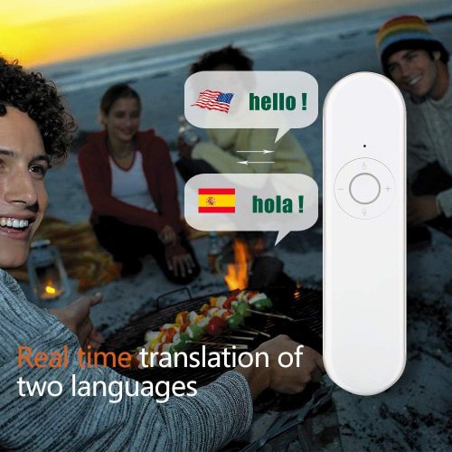  JEASUNG Smart Instant Voice Translator Device WiFi Wireless T9 Portable Translator Metal Housing 2-Way Real Time Voice Translation Support 40+ Languages Suitable for iPhone,Android