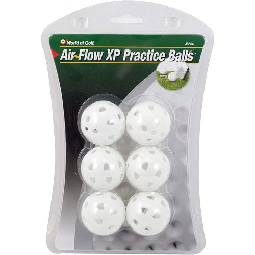  Jef World of Golf Gifts and Gallery, Inc. Airflow XP Practice Balls - Set of 6