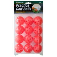 Jef World of Golf Gifts and Gallery, Inc. Practice Golf Balls (Orange, Set of 12)