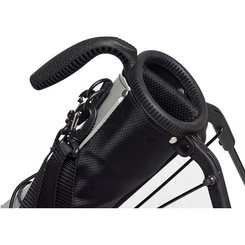  JEF WORLD OF GOLF JR1256 Pitch & Putt Sunday Bag with Stand & Handle, Black