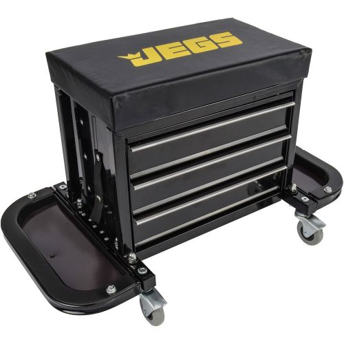  JEGS Performance Products 81155 3 Drawer Tool Box Stool