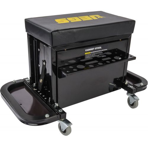  JEGS Performance Products 81155 3 Drawer Tool Box Stool
