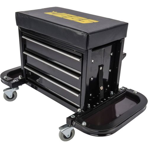  JEGS Performance Products 81155 3 Drawer Tool Box Stool