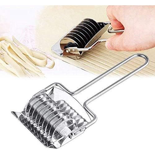  JER Edelstahl Noodle Maker Maschinen, der manuelle Noodle Maker, Pasta Spaghetti Teig Cutter Kueche Kochen Tools Geback Werkzeug Alltagsgebrauchsgegenstande