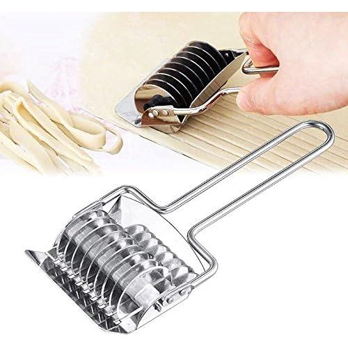  JER Edelstahl Noodle Maker Maschinen, der manuelle Noodle Maker, Pasta Spaghetti Teig Cutter Kueche Kochen Tools Geback Werkzeug Alltagsgebrauchsgegenstande