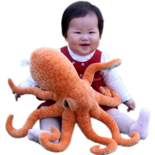  JESONN Giant Realistic Stuffed Marine Animals Soft Plush Toy Octopus (21.6 Inch)