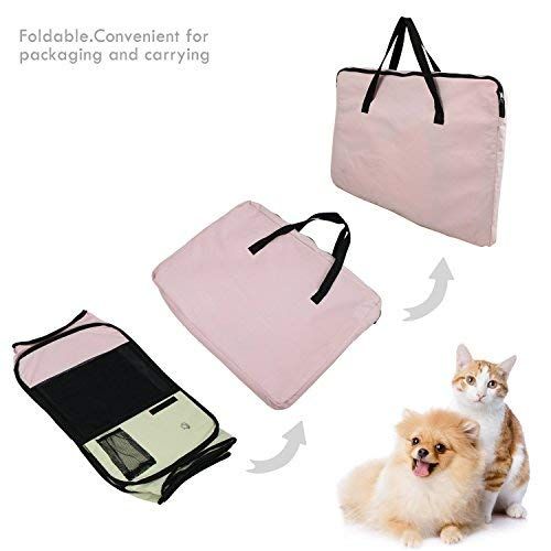  JESPET Jespet Pet Dog Playpens 45&61 Portable Soft Dog Exercise Pen Kennel with Carry Bag for Puppy Cats Kittens Rabbits