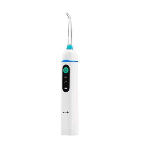  JETPIK Rechargeable Electric Water Flosser and Toothbrush with Patented Flossing Technology, Tongue Cleaner, and Extra Water Floss Tip -JP210 Solo- Jetpik
