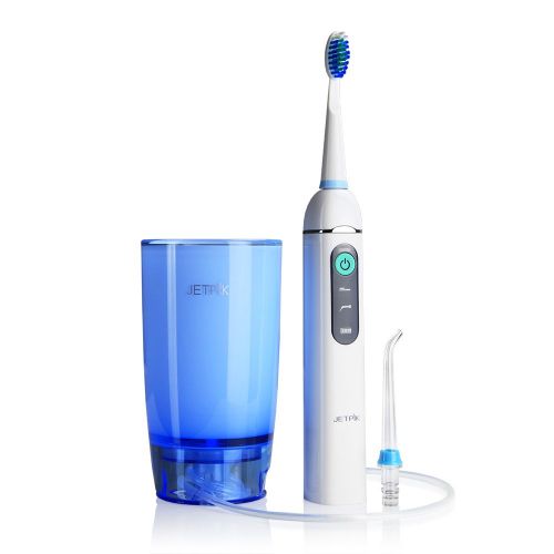  JETPIK Jetpik - JP200 Home - Rechargeable Electric Water Flosser with Toothbrush Attachment for Braces with...