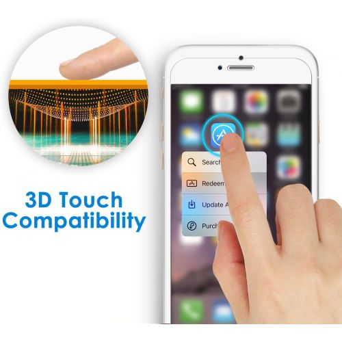  [아마존베스트]JETech Screen Protector for Apple iPhone 8 and iPhone 7, 4.7-Inch, Tempered Glass Film, 2-Pack