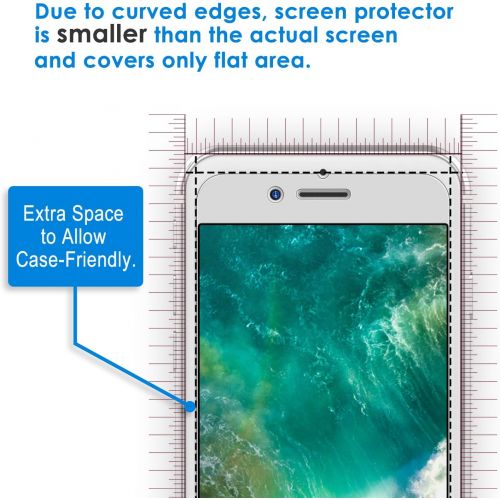  [아마존베스트]JETech Screen Protector for Apple iPhone 8 and iPhone 7, 4.7-Inch, Tempered Glass Film, 2-Pack