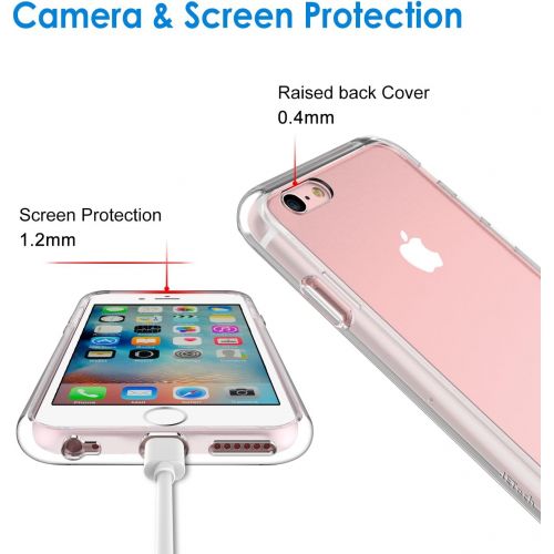  [아마존베스트]JETech Case for Apple iPhone 6 and iPhone 6s, Shock-Absorption Bumper Cover, Anti-Scratch Clear Back (HD Clear)