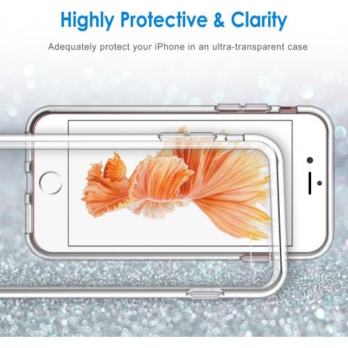  [아마존베스트]JETech Case for Apple iPhone 6 and iPhone 6s, Shock-Absorption Bumper Cover, Anti-Scratch Clear Back (HD Clear)