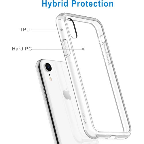  [아마존베스트]JETech Case for Apple iPhone XR 6.1-Inch, Shock-Absorption Bumper Cover, HD Clear