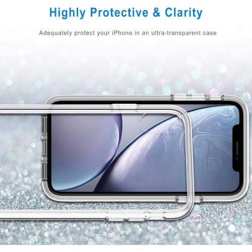  [아마존베스트]JETech Case for Apple iPhone XR 6.1-Inch, Shock-Absorption Bumper Cover, HD Clear